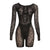 Mesh Cut Out Playsuit Bodystocking