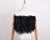 Faux Feather Fur Tube Top