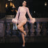Furry Thin Glittering Mesh Dress