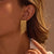 Tassel Chain Earrings Bold Stainless Steel Statement Design for Women