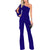 Creative Women One Shoulder Asymmetric Women Clothing Jumpsuit