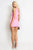 Gold Button V-Neck Mini Dress