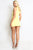 Gold Button V-Neck Mini Dress