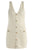 Gold Button V-Neck Mini Dress