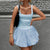 Bubble Hem Skirt Dress
