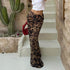 Leopard Print Floor Length Maxi Skirt