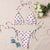 White Cherry Print Tie Bikini