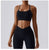 Womens Criss Cross Back Sports Bra