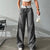 Mid Waist Banded Loose Trousers
