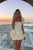 Ruffled One Shoulder Cream Bodycon Dress