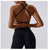 Womens Criss Cross Back Sports Bra