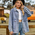 Slim Retro Loose Denim Coat