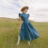 Ruffle Flutter Sleeve Boho Maxi Dress Women