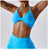 Womens Twist Cut Out Sports Bra