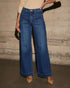 High Waist Straight Wide Leg Retro Jeans Women