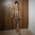 Bodycon Leopard Print Sling Midi Dress