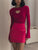 Long Sleeved Heart Hollow Out Cutout Knitted Sweate