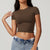 Seamless Sculpting Crop T-Shirt