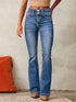 Vintage Washed Stretch Bootcut Jeans