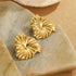 Large Leaf Luxe Stud Earrings