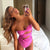 Hot Pink Cut Out Swimsuit