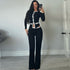 Monochrome Button Knit Co-ord