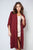 Open Front Knitted Long Cardigan