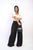 High Waist Belted Wide Leg Trouser