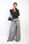 High Waist Belted Wide Leg Trouser