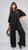 Ribbed Oversized Top and Drawstring Wide Leg Trouser Co-ord Set