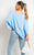 Oversized Batwing Sleeve Casual Tops