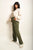 Wide Leg Drawstring Waist Flap Pocket Trouser