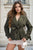 Long Sleeve Button Up Lapel Neck Trench Jacket