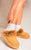 Faux Fur Trim Whisp Chunky Platform Slippers