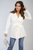 Collared Long Sleeve V-Neck Belted Blazer Jacket