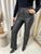 High Waisted Faux Leather Trouser