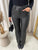 High Waisted Faux Leather Trouser