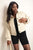 Flap Pocket Long Sleeve Crop Jacket