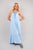 Sleeveless Beaded Halter Neck Maxi Dress with Tiered Hem