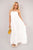 Sleeveless Beaded Halter Neck Maxi Dress with Tiered Hem