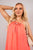 Sleeveless Beaded Halter Neck Maxi Dress with Tiered Hem