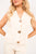 V Neck Sleeveless with Pocket Detail Top and Wide Leg Trousers Co-ord Set