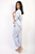 V-neck Long Sleeve Top and Wide Leg Pants Co-ord Set