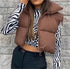 Cropped Puffer Bodywarmer