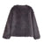 Grey Fluffy Faux Fur Coat Jacket