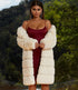 Faux Fur Long Plush Coat