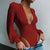Deep V-neck Long Sleeve Bodysuit