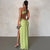 Asymmetrical Backless Maxi Dress