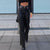 Faux Leather Zip Trousers