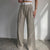 Pleated Front Casual Loose Pants